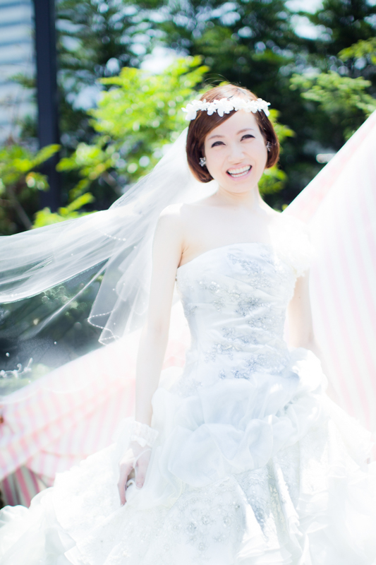 ウェディングベールの手作りはいかが 結婚写真 フォトウェディング 大阪