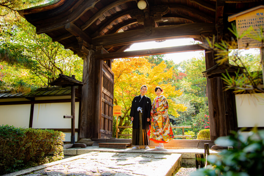 茨城県フォトウェディング　ロケーション撮影　和装