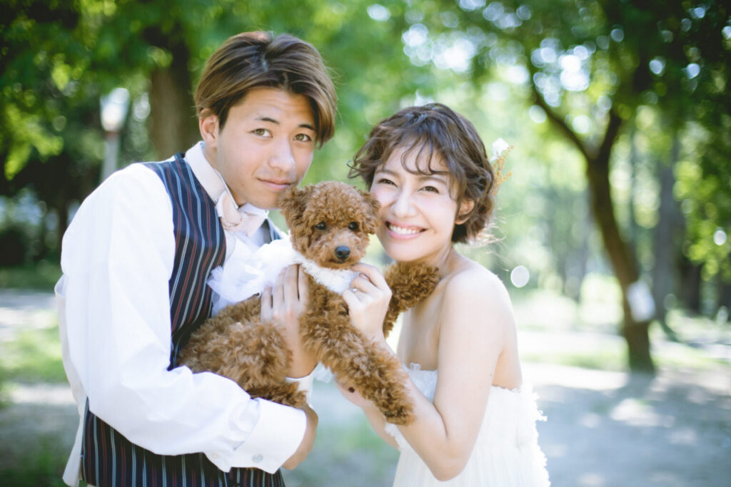 茨城県 フォトウェディング撮影 ペットと