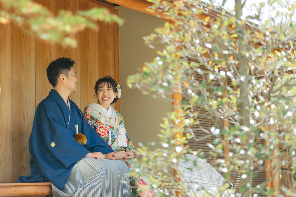 ウェディング撮影　和装の新郎新婦