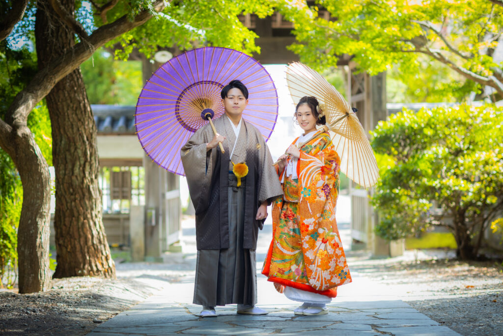 ウェディングフォト　ロケーション　寺