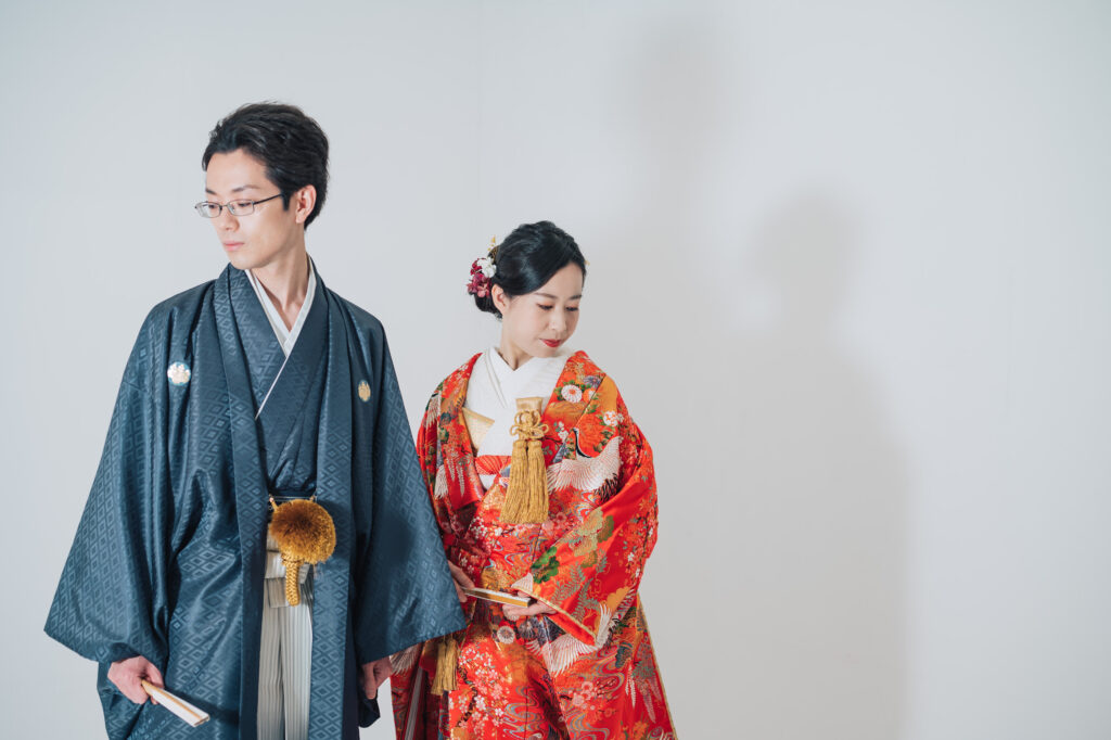 和装　シニヨンヘア　花嫁