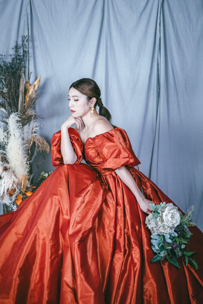 カラードレスでの撮影