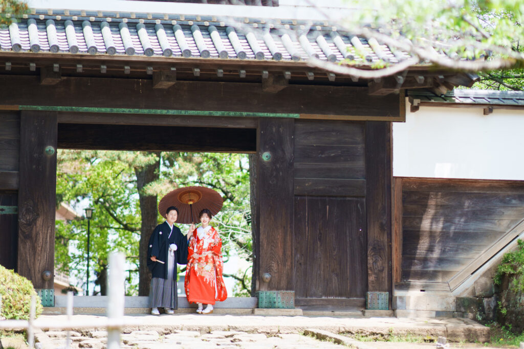 茨城県でフォトウェディング和装ロケーション撮影の写真