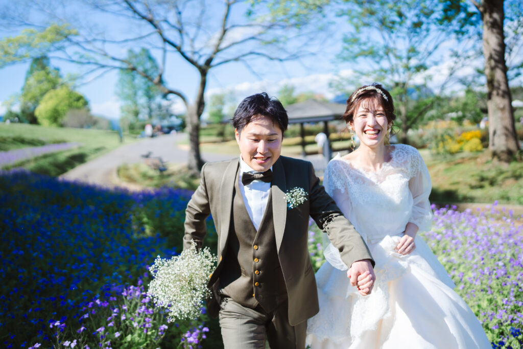 茨城県　フォトウェディング洋装　ロケーション撮影